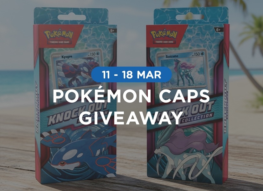 White Sands - POKEMON CAPS GIVEAWAY