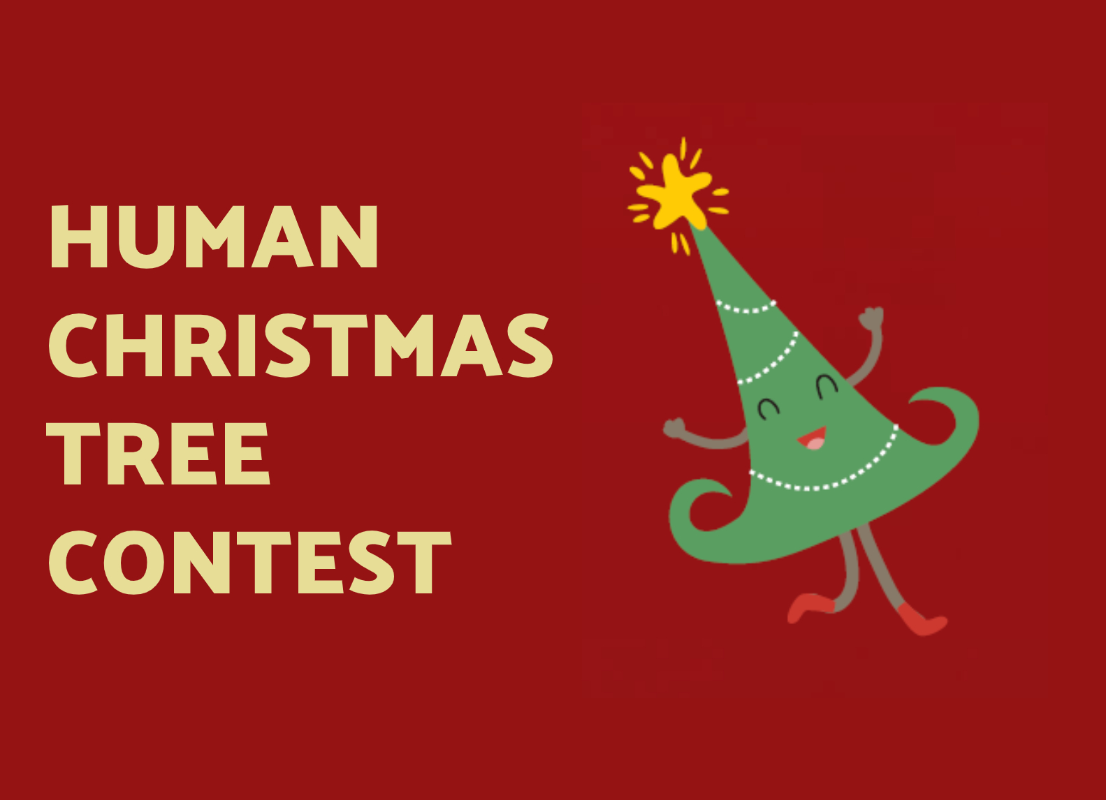 White Sands Human Christmas Tree Contest