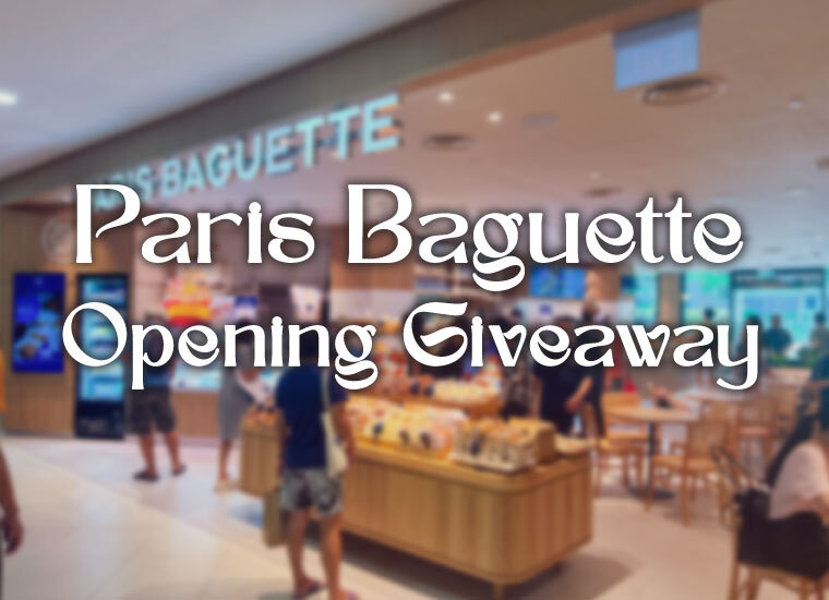 Paris Baguette Opening Giveaway